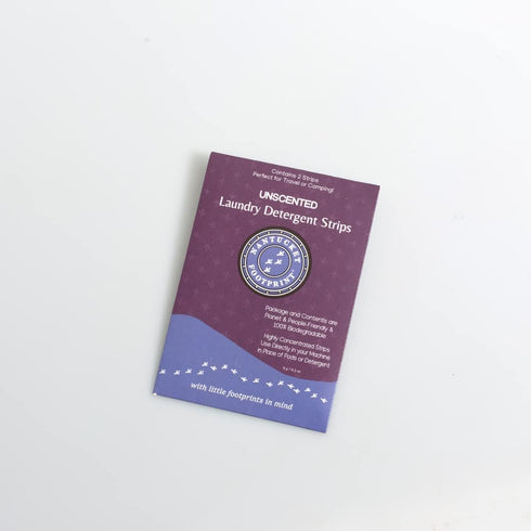 Travel Pack | Premium Unscented Laundry Detergent Sheets (2 Strips Per Pack, 12 Loads) | Plastic-Free & Non-Toxic Laundry Detergent | Liquidless L...