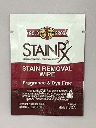 18-Wipes Box- Portable Stain Eliminator & Spot Remover Wipes, Individually Packaged Towelettes...