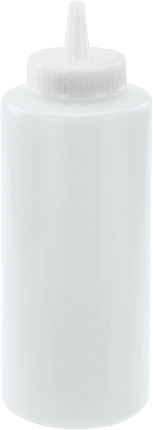 Winco Squeeze Bottles, 12-Ounce, Clear, Medium, 6-Piece...