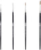 ZEM Brush Kolinsky Pure Sable Artist Brush Set Detail Sizes 10/0,0,2,4...