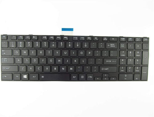 Abakoo New Keyboard Compatible with Toshiba Satellite MP-11B53US-930W C850 C855 C870 C875 L850 L855 L870 L875 Black US Laptop...