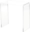 Plymor Clear Acrylic Vertical Rectangular Display Riser, 8" H x 8" W x 4" D (1/4" thick)...