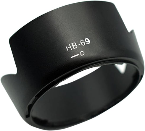 HB-69 Lens Hood Shade for Nikon AF-S(Not for AF-P) DX 18-55mm f/3.5-5.6GVR II(Not for G VR,Not for G EG II),52mm Digital Tulip Flower Lens Hood Bl...