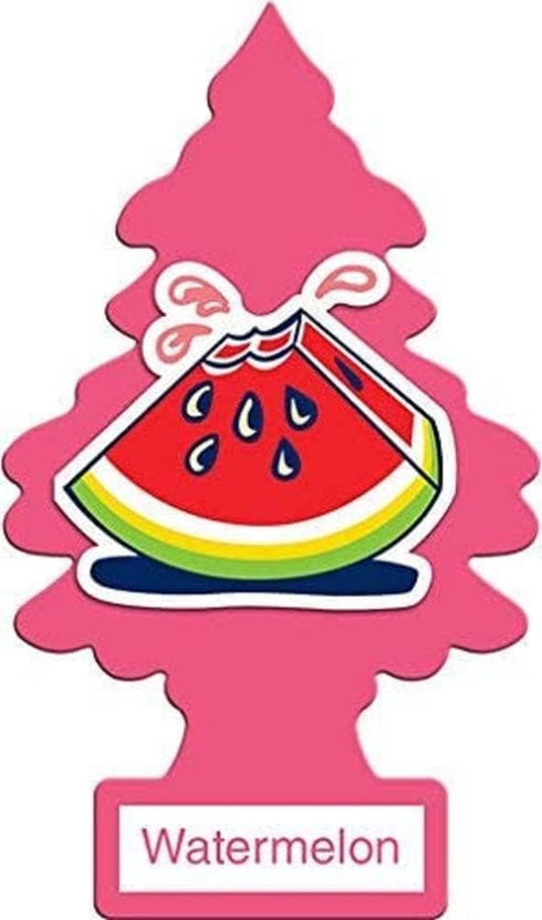 LITTLE TREES Car Air Freshener | Hanging Paper Tree for Home or Car | Watermelon Scent | 6 Pack...
