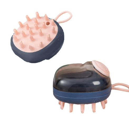 Dog Bath Brush Comb Silicone Rubber Pet Shampoo Massage Dispenser Grooming Shower Brush for Short Long Haired Dogs and Cats Washing, Best Pet Bath...