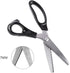 Pinking Shears, Fabric Decorative Round Stainless Steel Pinking Shears Professional Zig Zag Craft Scissors (7mm)...