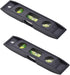 2 Pcs Magnetic Torpedo Level, Spirit Level 3 Bubble Level Torpedo Magnetic Level Bubble Measuring Tool (6 inch)...