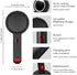 Mini Handheld Fan, Bladeless Personal Hand Fans with USB Rechargeable Battery Operated Portable Fan with LED Makeup Mirror 3 Speeds Small Fan for ...