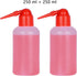 stonylab Chemical Wash Bottle, 2-Pack Lab Sealed Cylindrical Plastic Safety Lab Reagent Squeeze Wash Bottle, Sample Sealing Liquid Storage Contain...