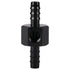 5/16 Hose Barb Inline Fuel Pressure Gauge T Fitting Adapter Union with 1/8 NPT Sensor Gage Port Aluminum Black...