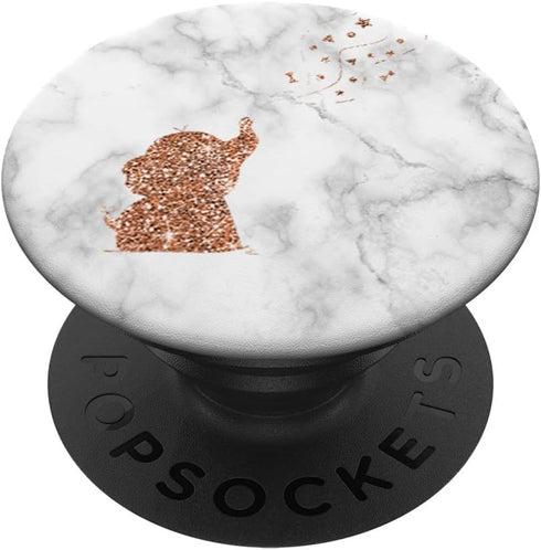 Baby Elephant Blush Confetti ~ Animal Design PopSockets PopGrip: Swappable Grip for Phones & Tablets PopSockets Adhesive PopGrip...