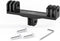 HSU Aluminum Dual Twin Mount Adapter for GoPro Hero 12/11/10/9/8/7/6/5/4 DJI Osmo Action AKASO Campark and Other Action Cameras...
