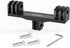 HSU Aluminum Dual Twin Mount Adapter for GoPro Hero 12/11/10/9/8/7/6/5/4 DJI Osmo Action AKASO Campark and Other Action Cameras...
