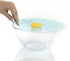 Charles Viancin - Daisy Silicone Lid for Food Storage and Cooking - 11''/28cm - Airtight Seal on Any Smooth Rim Surface - BPA-Free - Oven, Microwa...