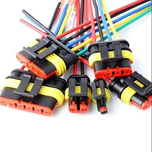 Way Car Waterproof Electrical Connector,16 AWG 3 pin Plug Auto Electrical Wire Connectors Marine for Car, Truck, Boat, and Other Wire Connections....
