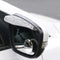 Universal Car Side Mirror Rain Guard 2 PCS Black Car Rear View Mirror Rain Covers ,Blind Spot Car Mirror 2 PCS White Round Adjustable Blind Spot M...