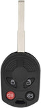 Keyless2Go Replacement for New Uncut Keyless Remote Head Key Fob Ford Focus Escape Transit CMax OUCD6000022 164-R8046...