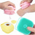 Dog Brush – Cat Brush – Shampoo Dispensing Scrubber – Soft Silicone Design – Hanging Loop – For All Skin Types – Grooming, Deshedding and Exfoliat...
