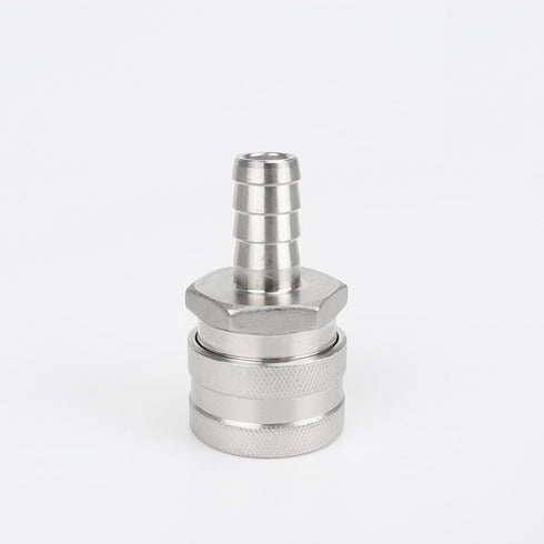 2 Pack 1/2" Barb Female Stainless Steel Quick Disconnect Home Brew Fitting Connector Homebrewing...