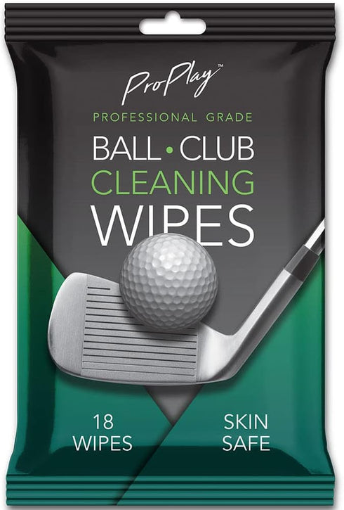 Ball & Club Cleaning Wipes | Powerful Cleaner Removes Dirt, Grass, and Sand | Convenient, Resealable Pack - Unscented 1 Pack...