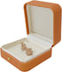 Luxurious Premium Grade Organge PU Leather Jewelry Case for Brooch Pin Badge...