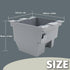 Old Work Electrical Box 2 Gang Extra Deep?PVC Electrical Junction Box for Switch?26 CU.in.Electrical Outlet Box Old Work(1-Pack),ETL,Fire Rated fo...