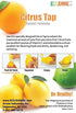 1 Pack Citrus Tap, Portable Lemon Juicer Faucet (Patent Pending), Lime Squeezer, Juice Extractor- BPA Free Hormone Free...