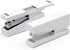 White Stapler, Desktop Stapler, Classic Office Stapler, Basics Stapler,20 Sheets Capacity White Stapler Set with Storage Free 100 pcs Staples...