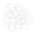 uxcell Silicone O-Rings, 27mm OD 24mm ID 1.5mm Width VMQ Seal Gasket for Compressor Valves Pipe Repair, White, Pack of 30...