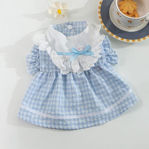 Fashion Pet Dog Clothes, Cute Dresses for Small Dogs Cats Summer Puppy Skirt Pup Yorkie Clothing Sundress Costume Cat Clothing Female Pet Skirt Ou...