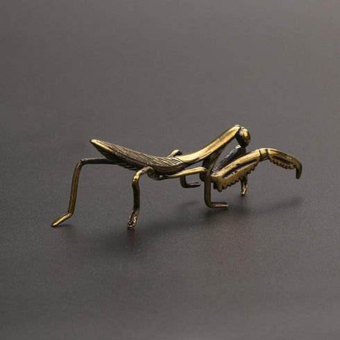 Toddmomy Copper Praying Feng Shui Brass Sculpture Metal Figurine Praying Garden Decor Brass Decoration for Graden Yard Art Tea Table Decor Collect...