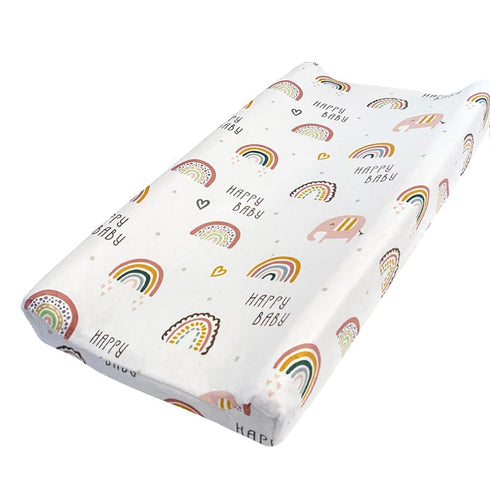 iEvolve Changing Pad Cover Ultra Soft Minky Dots Changing Table Cover Breathable Changing Table Sheet Diaper Changing Pad Cover for Baby Boys Girl...