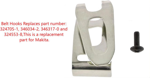 BIOLCA?5 pack) 346449-3 and 251314-2 Belt Hooks Replaces Makita Cordless Tools 324705-1 346034-2 346317-0 324553-8...