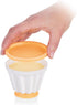 Tescoma 630590.00 Pudding Molds, Custard Mould, Set of 4 Cups with Lid...