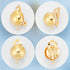 PH PandaHall 40pcs Clip-on Earring Converter, Brass Earrings Converters with Easy Open Loop Earring Findings for Non-Pierced Ears DIY Earrings Jew...