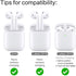 Compatible with Airpods 2 & 1 – Shockproof TPU Gel Portable Protection Soft Case Cover Skin with Carabiner Clip Keychain (Animal Print Dalmatians)...