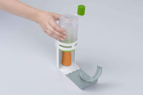 Midi Spiralizer from Betty Bossi – a spiralizer which allows you to conveniently chop all kinds of vegetables and is even suitable for use as a po...