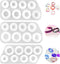 3Pcs Different Shapes Silicone Resin Ring Mold, SENHAI 8 Sizes Ring Jewelry Resin Casting Mold, for DIY Rings, Earrings, Necklace Pendants, Keyrin...