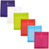 JAM PAPER Plastic Envelopes with Button & String Tie Closure - Letter Open End - 9 3/4 x 11 3/4 - Assorted Colors - 6/Pack...