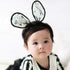 2-Pack Easter Bunny Headbands Rabbit Ears Lace Elastic Bow - Cute Stretch Hairbands for Baby Girls , Newborn,Toddler and Children (2 Colors)...