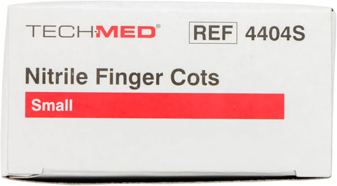 DUKAL 4404S Tech-Med Finger Cot, Small, Nitrile (Pack of 144)...