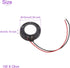 DMiotech 4 Pack 1W 8 Ohm 15mm Diameter Mini DIY Magnetic Speaker Internal Replacement Loudspeaker with Wire for Mobile Phone Black......