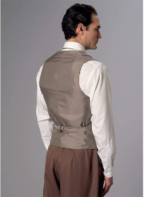 McCall's M8133A MEN/BOY COSTUME, A (S-M-L-XL-XXL-XXXL), White...