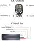 15 Kinds of Color 4 Key LED RGB Controller for Motorcycle Neon Strip Light Bar...