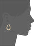 GUESS Basic Small Oval Logo Hoop Earrings...