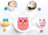 2 PCS Owl LED Plug in Night Light for Kids- Wall Lamp Take Good Care Children Sleep Light Sensor Auto Controlled Nightlights for Baby Nursing (Blu...