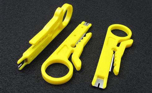 Mini Wire Stripper 3 Pcs Network Wire Stripper Punch Down Cutter for Network Wire Cable, RJ45/Cat5/cat6 Data Cable, Telephone Cable and Computer U...