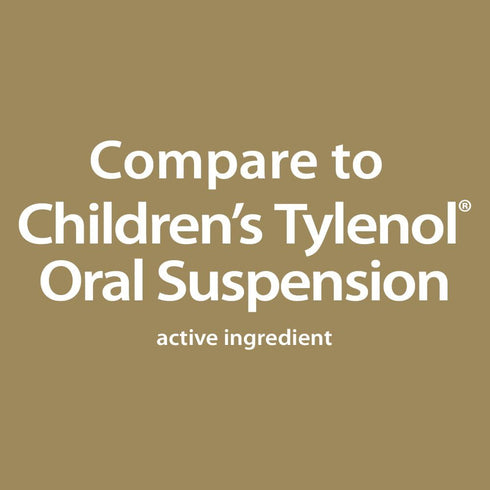 GoodSense Children's Pain Reliever Oral Suspension Liquid, Bubble Gum Flavor, Acetaminophen 160 mg per 5 mL, Effective, Safe Pain Reliever/Fever R...