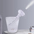 Mini Portable Humidifier, Ultra Silent Mini USB Humidifier, Optional Container, Automatic Shutdown, Suitable for Plants, Cars, Offices, Hotels Min...