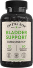 Crystal Star Bladder Strength (60 Capsules) – Herbal Urinary Tract Health and Extra Strength Bladder Control Supplement, Cranberry Extract, Pumpki...